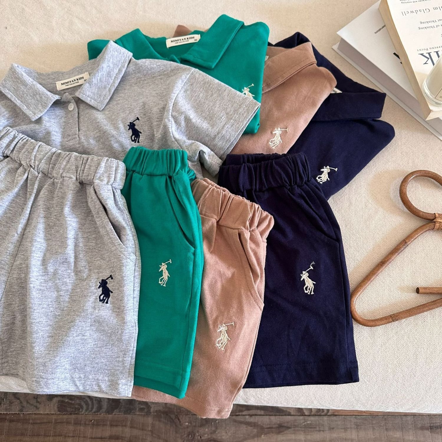 kids clothing wholesale Cotton Plaid Children Summer Clothing Sets Boy Short Sleeve Shirts + Shorts Baby Clothes Suit