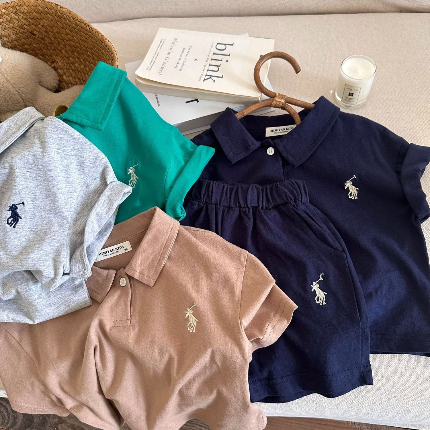 kids clothing wholesale Cotton Plaid Children Summer Clothing Sets Boy Short Sleeve Shirts + Shorts Baby Clothes Suit