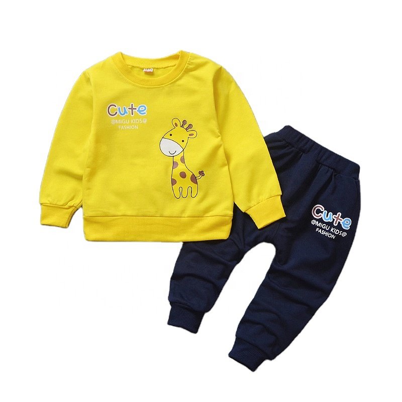High quality 0-4 Years Baby Clothes Set Cotton Boys Girls Outfits Winter Autumn Children Suits Toddler Clothing