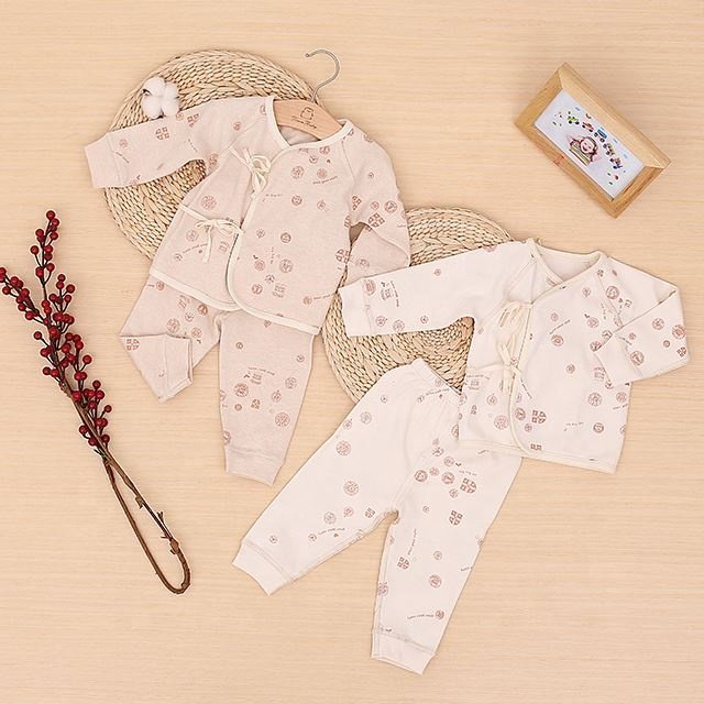 YF12641 New Arrival 100% Organic Cotton Baby Girl Cotton Clothes Newborn Toddler Boys Clothing spring baby sleepsuit