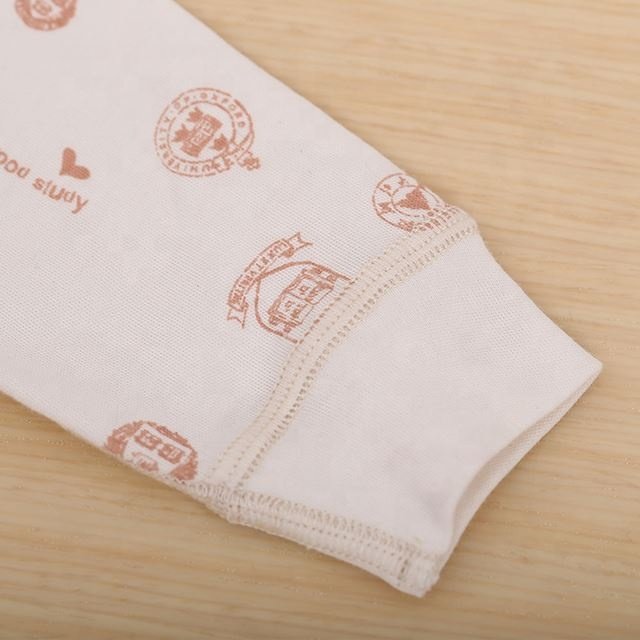 YF12641 New Arrival 100% Organic Cotton Baby Girl Cotton Clothes Newborn Toddler Boys Clothing spring baby sleepsuit