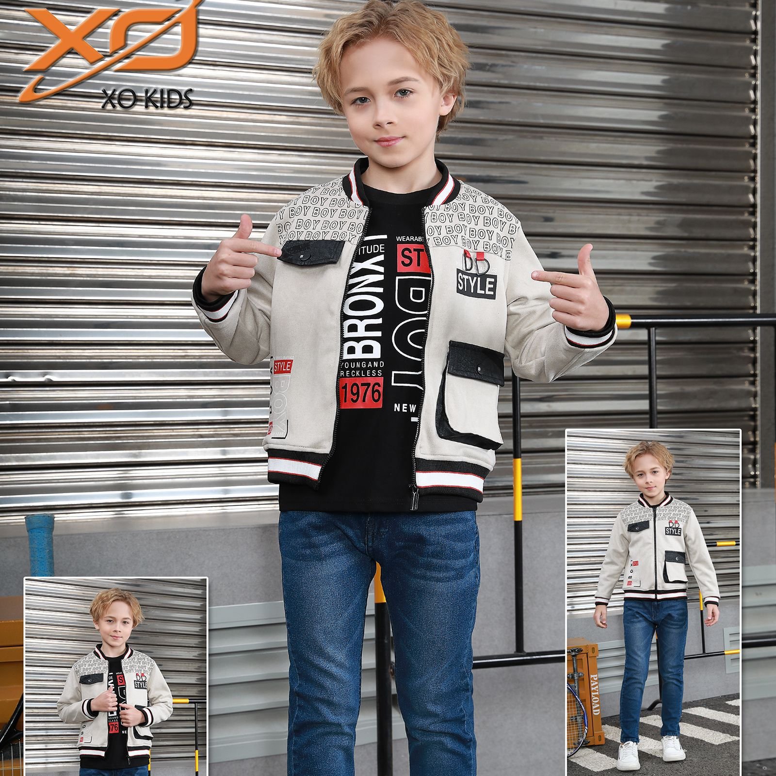 2024 Kid Clothing Children's Sets For Boys Autumn/Winter New Children's Long Sleeve Coat Casual Three Piece Set