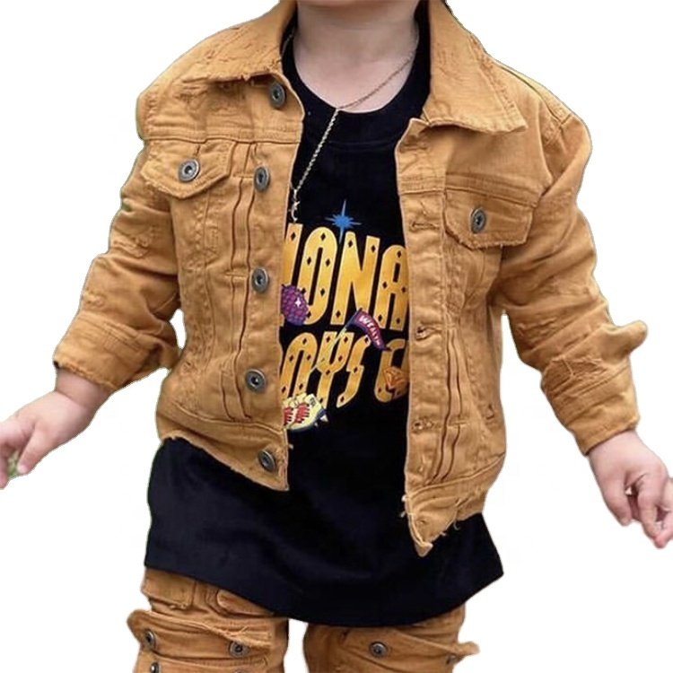 AIPA Boys Youth Kids Jean Sets Boys Jeans Set New Arrival Kids Clothing Jeans For Boys 7 To Years 2021
