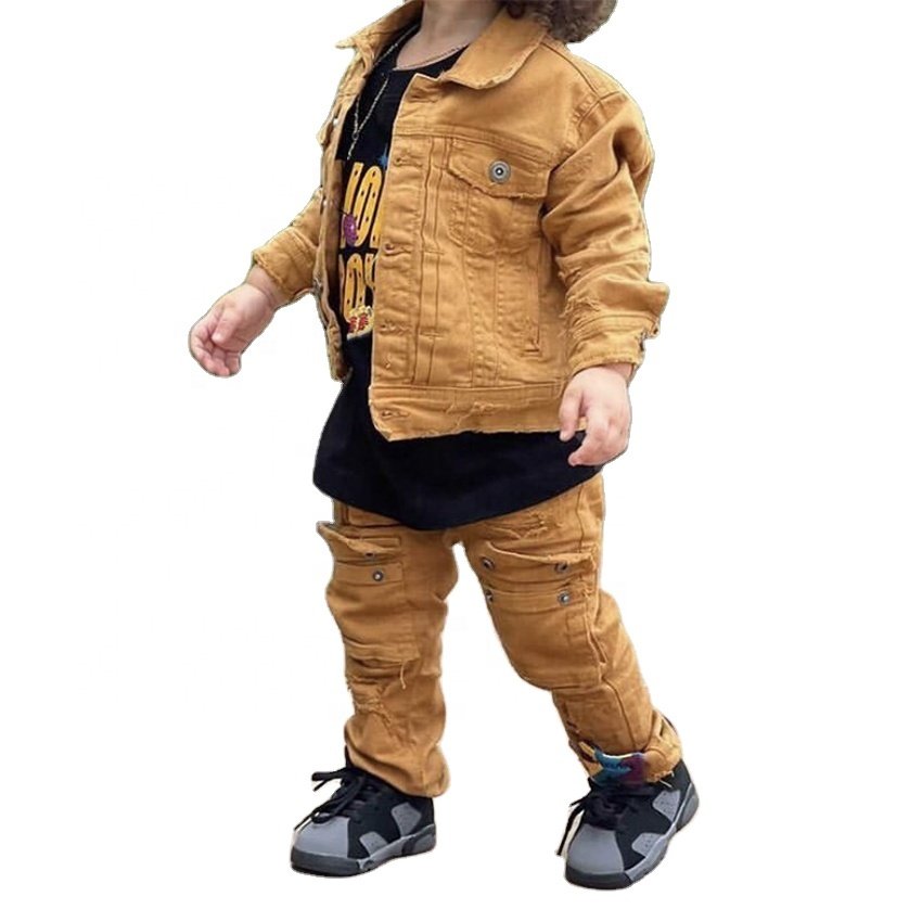 AIPA Boys Youth Kids Jean Sets Boys Jeans Set New Arrival Kids Clothing Jeans For Boys 7 To Years 2021