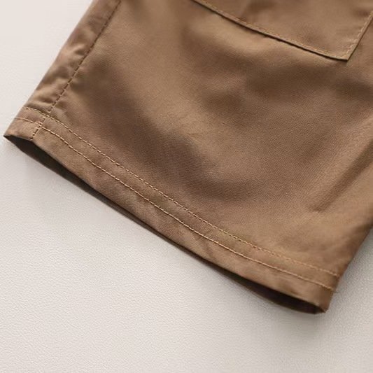 Wholesale Summer Children Boy sleeveless polo shirt cargo shorts Clothes Kids Two Piece stripe Casual Clothing Sets