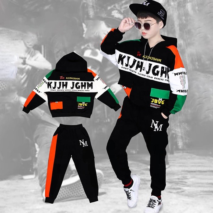 Big Boys Clothing Sets Hip Hop Tracksuit Graphic Hoodies Jogger Pants 4 5 6 7 8 9 10 11 12 13 14 15 Years Old Outfits