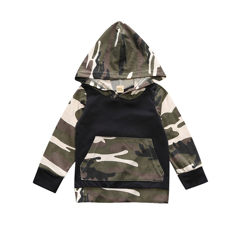 newborn baby clothes set 2pcs camouflage hooded baby clothing sets boys clothes sets