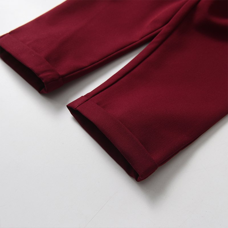 Hot Sale Handsome Boys Clothing Sets Vintage Suspenders Spring Autumn Long Sleeve Suits for Birthday Party Evening Performance