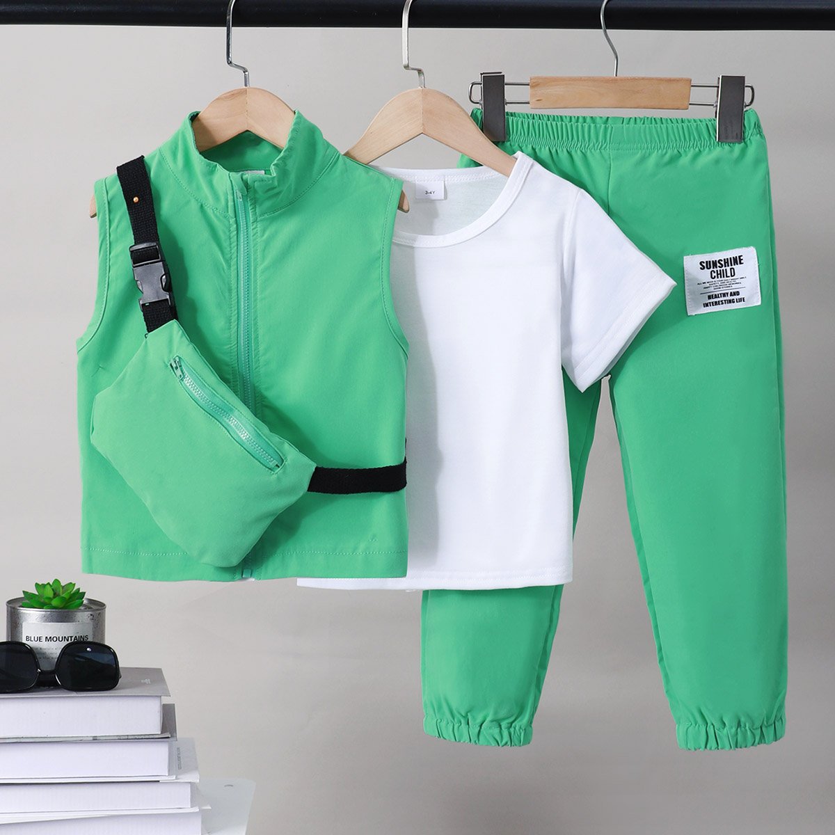 Wholesale Little Boys Clothing Sets Boys Kids Clothing Set Kids Boys 4Pcs Clothing Set