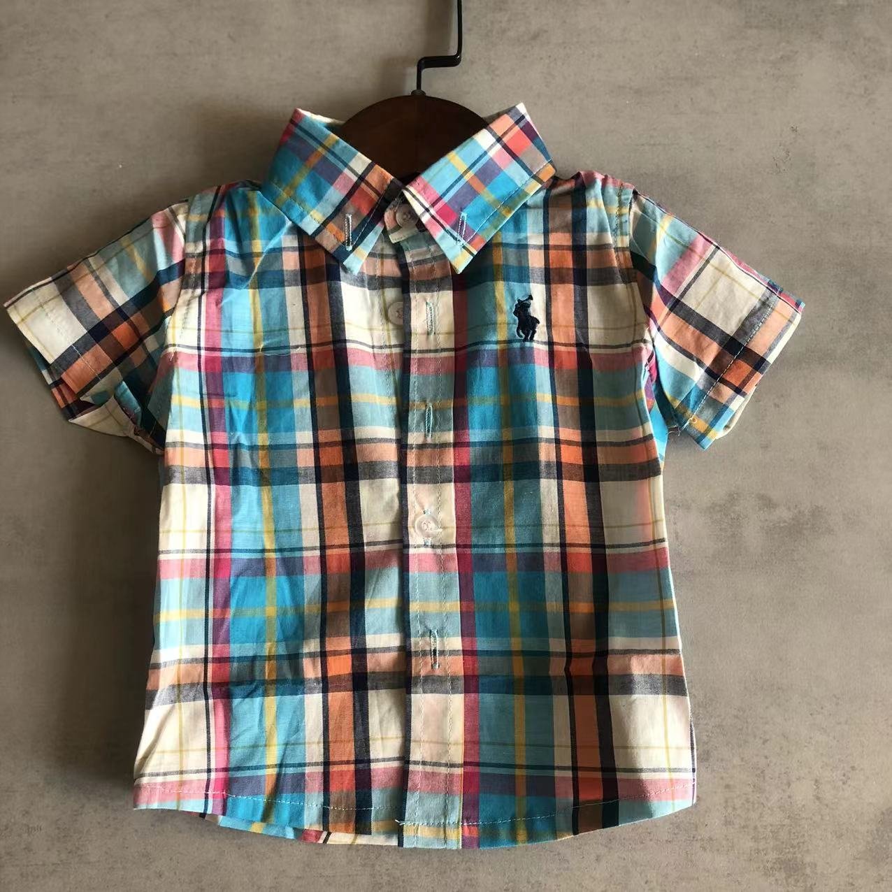 Children's Clothing/Boy's Clothing/Boys clothing sets Baby Kids Cotton Blouse Top Shirt+Cotton Casual Shorts+Belt 3in Sets