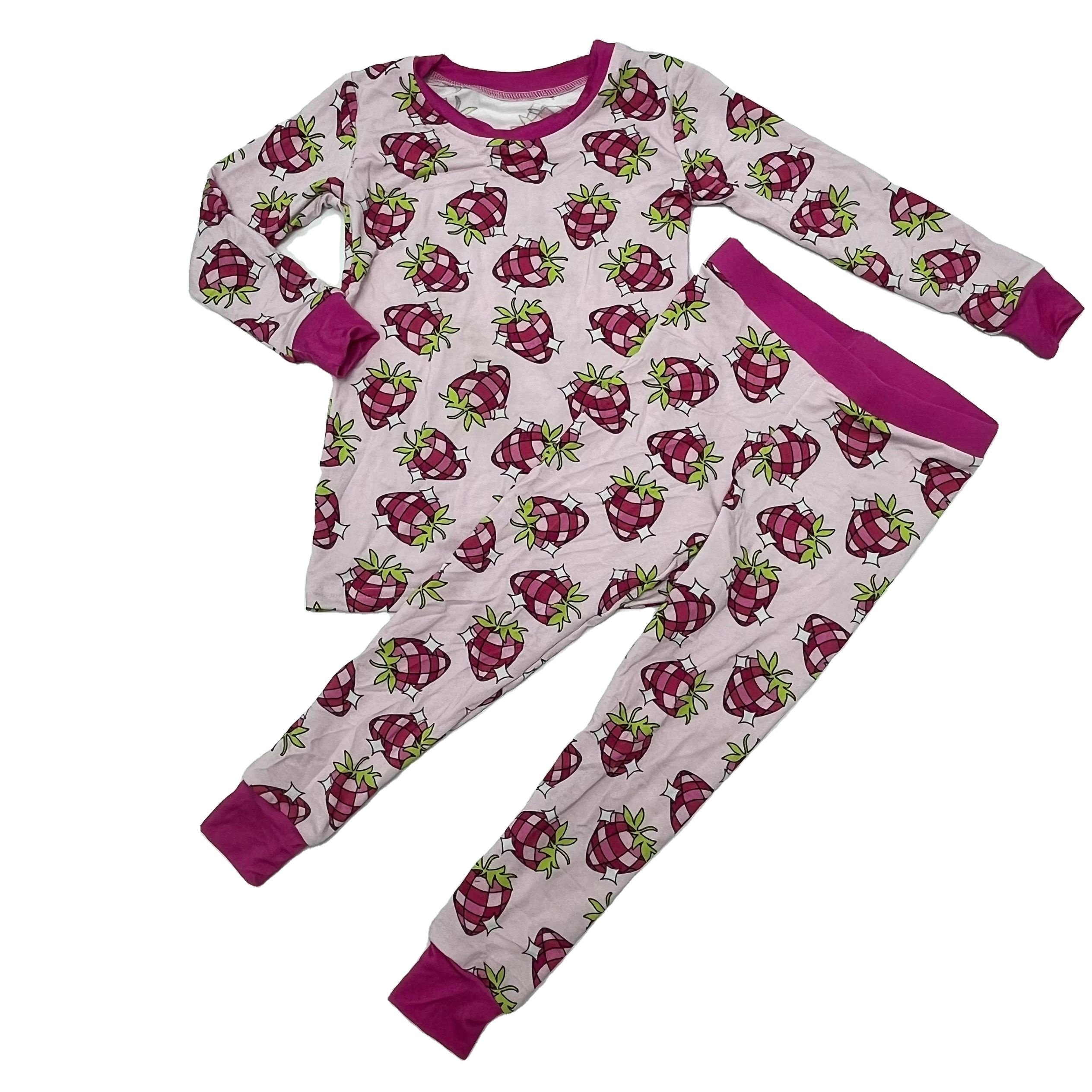 Qingli OEM Hot Sale Infant Baby Clothing Set Bamboo Halloween Outfits Winter Long Sleeve Tops and Pants Outfit