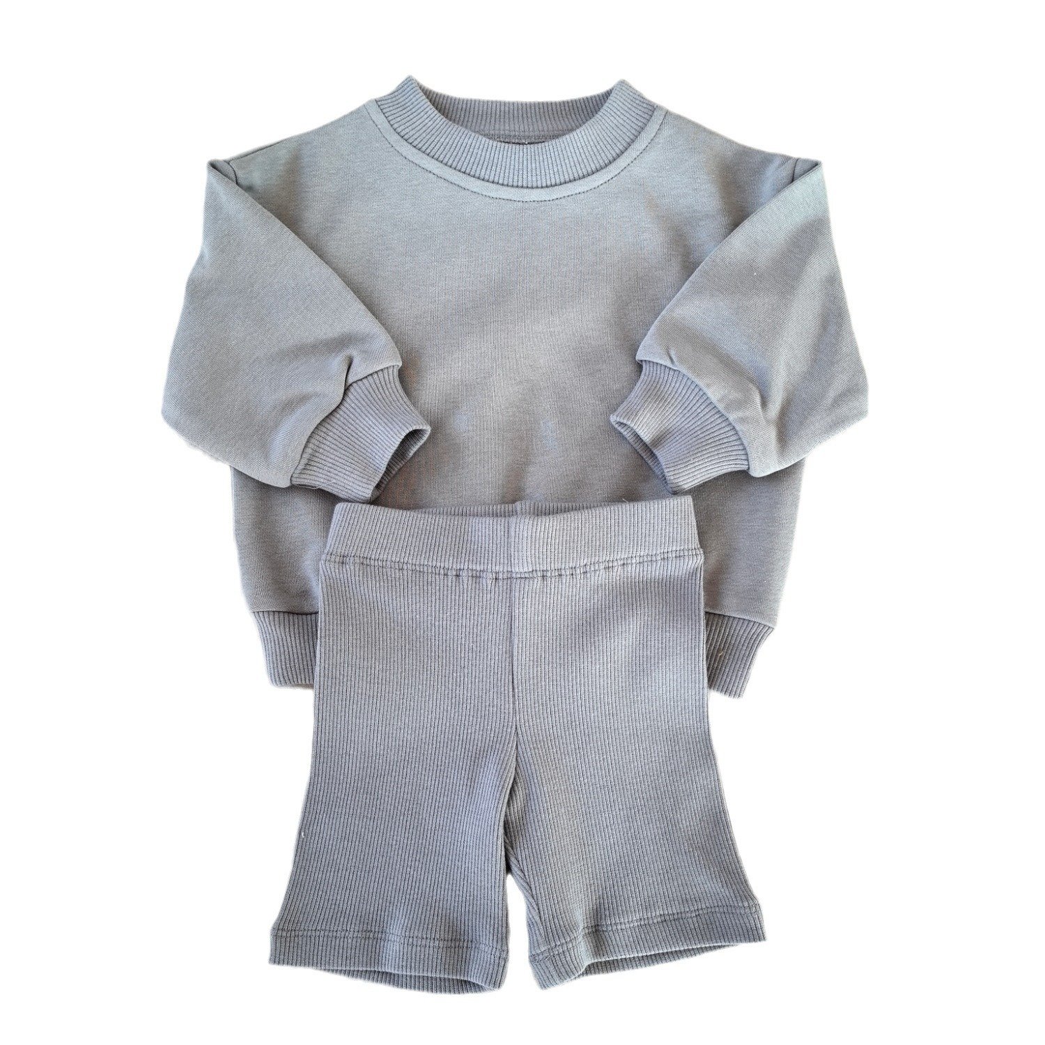 Spring baby boy clothing set new fashion sweatshirt cycling pants suit Nordic style baby top shorts two-piece baby suit lbc