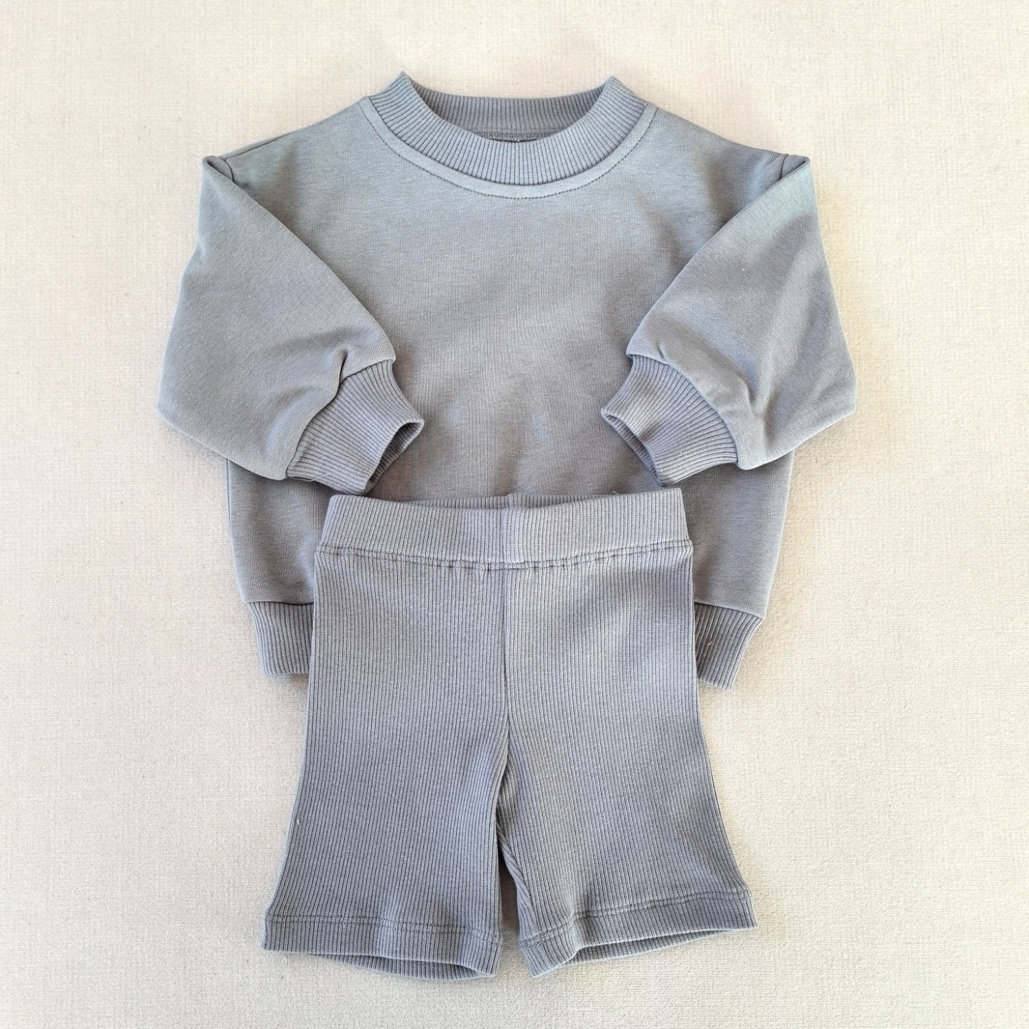 Spring baby boy clothing set new fashion sweatshirt cycling pants suit Nordic style baby top shorts two-piece baby suit lbc