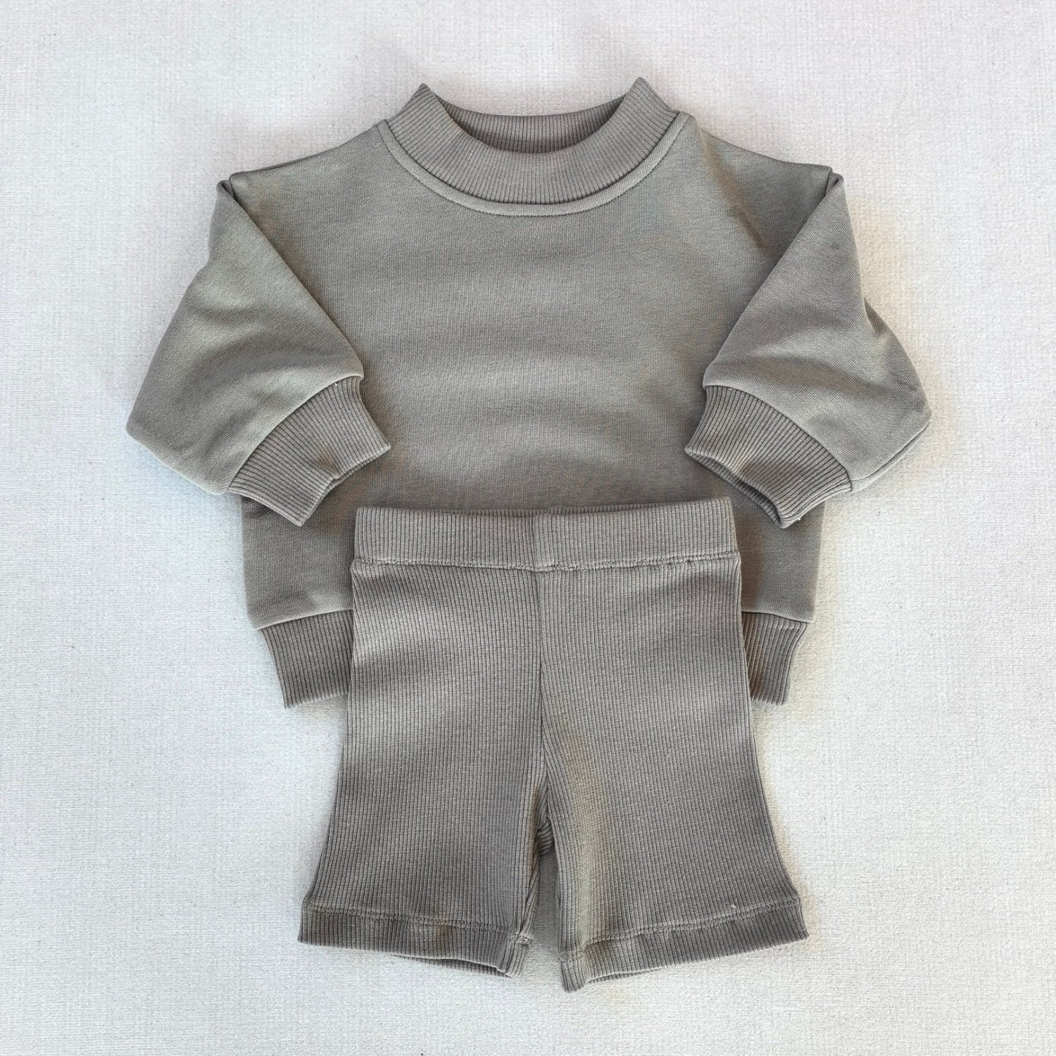 Spring baby boy clothing set new fashion sweatshirt cycling pants suit Nordic style baby top shorts two-piece baby suit lbc