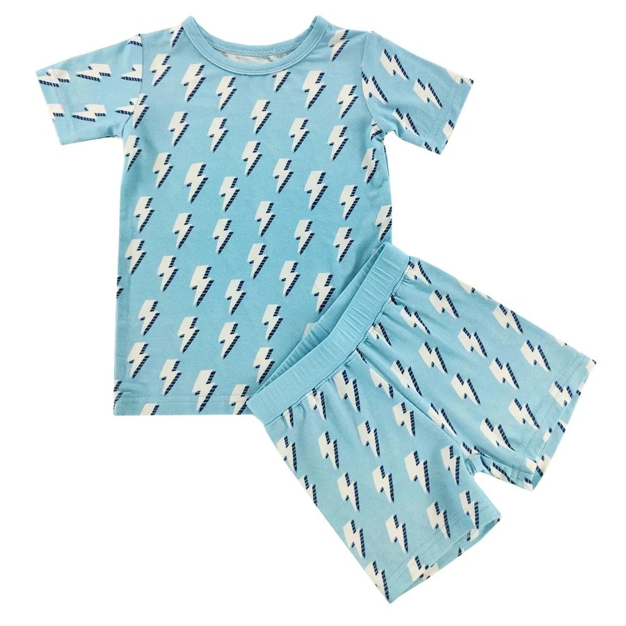 Custom Infant 2 piece Clothing Sets Newborn Clothes Eco Friendly Bamboo Baby Shorts Sets