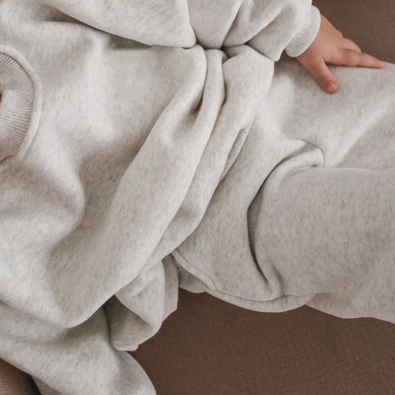 Toddler Baby Sweatsuit Fleece Crewneck Sweatshirts Jogger 2 Piece Set Custom Logo Plain Kids Boys Clothing Set