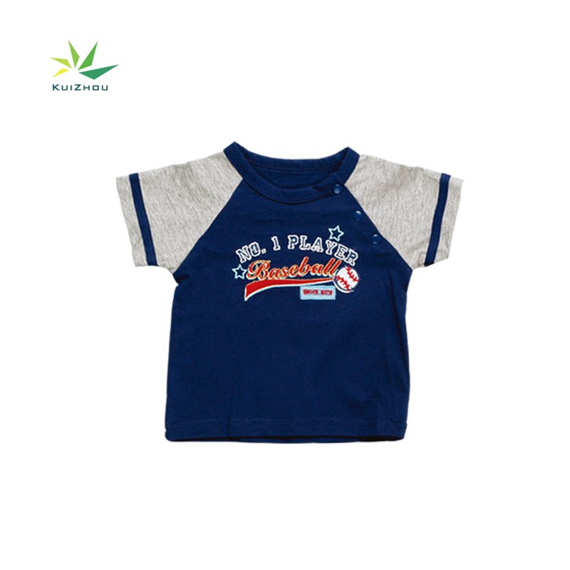 Fashion Boutique Summer Short Sleeve Baseball Tracksuit Children T-Shirt Shorts 2Pcs Casual Set Baby Boy Suit