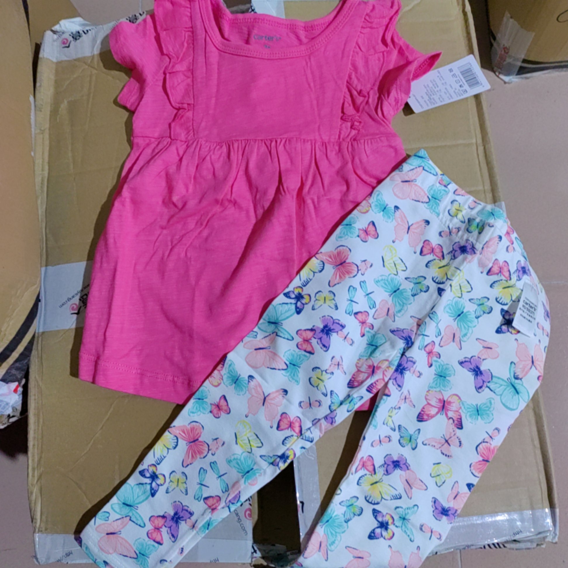 Brand new wholesale Apparel stock new born baby clothes summer baby Clothing Sets