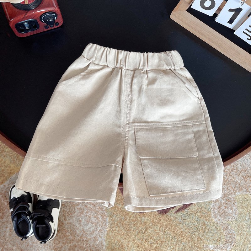 New Stylish Summer Children Outfits 2pcs Shirt+Shorts Cartoon Pattern Casual Boys Clothing Sets