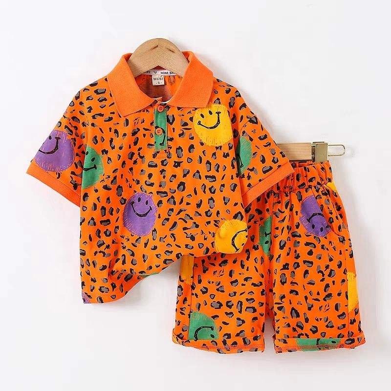 Quality korean style infant clothing summer cool kids clothes baby boys clothing sets