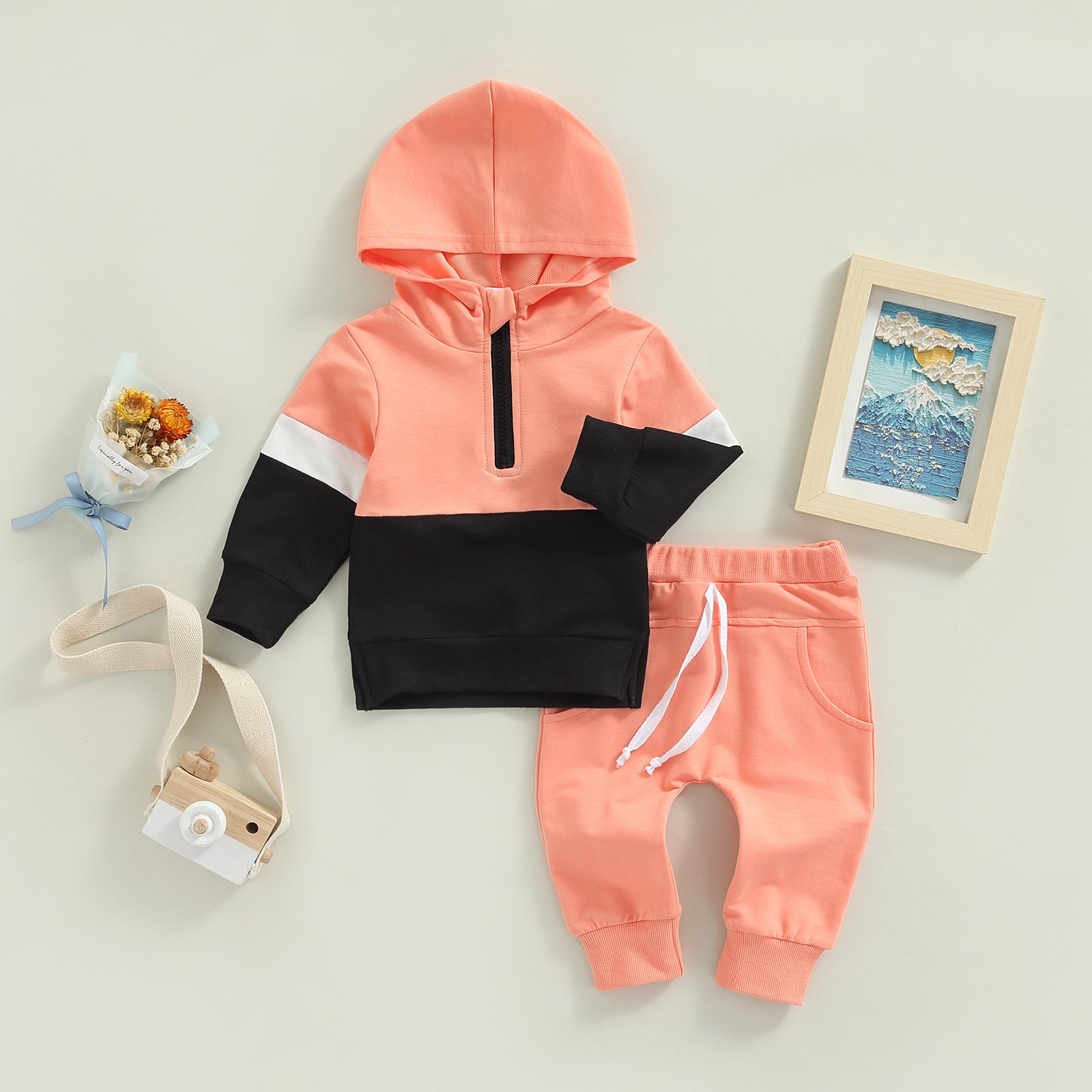 kids clothes wholesale boys clothing sets cow digital prints boy's sweater and pants