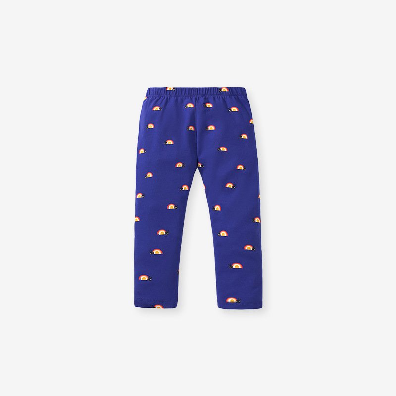 Cute Long Sleeve Two-Piece Children Suit Sets Soft Cotton with Cartoon Pattern Assorted Colors for Girls Spring Season Wholesale