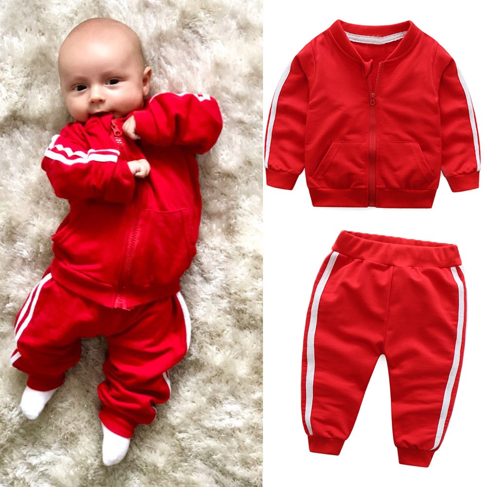 European and American Children's Two-Piece Set Autumn Zipper Coat and Sports Vest with Short Sleeves for Foreign Trade