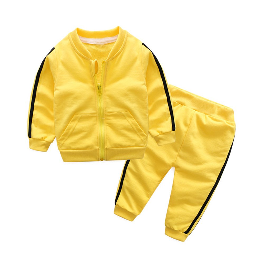 European and American Children's Two-Piece Set Autumn Zipper Coat and Sports Vest with Short Sleeves for Foreign Trade