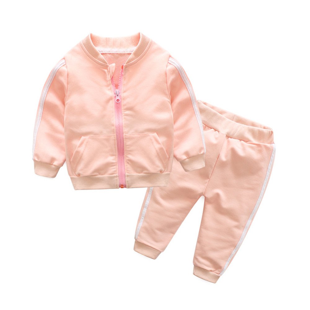 European and American Children's Two-Piece Set Autumn Zipper Coat and Sports Vest with Short Sleeves for Foreign Trade