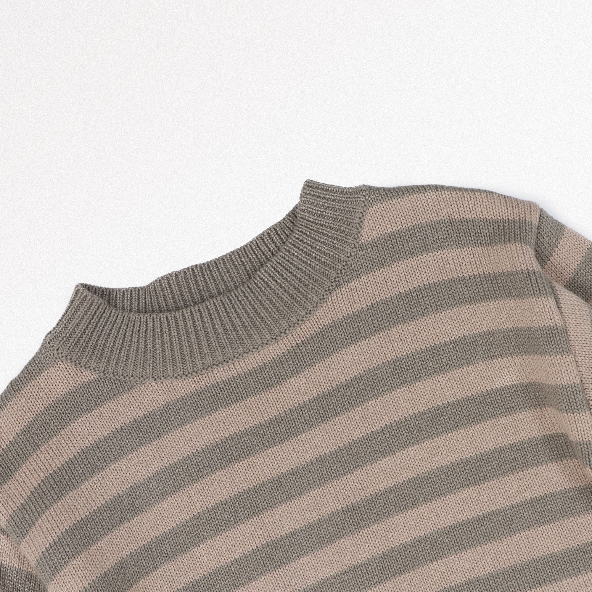 New Arrival Unisex 100% Cotton Long Sleeves Striped Chunky Baby Knitted Sweater Set Kids Knit Clothes Set Baby Clothing