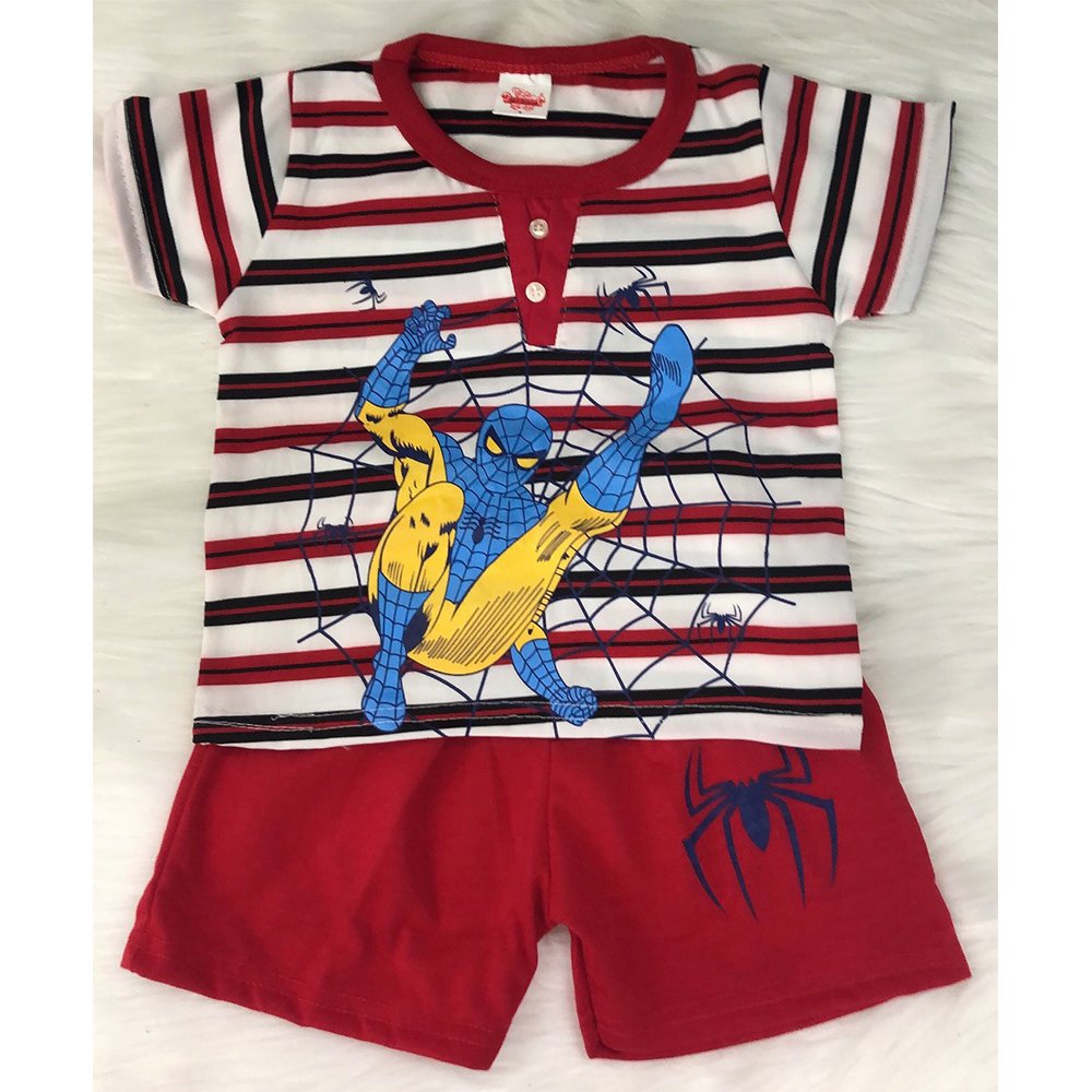 Fashion kids summer clothing set boys striped suit kids cute suit