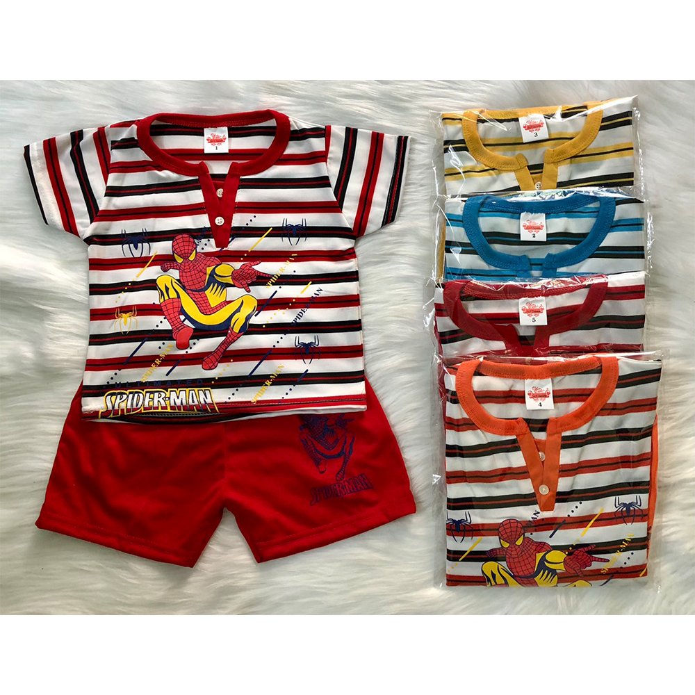 Fashion kids summer clothing set boys striped suit kids cute suit
