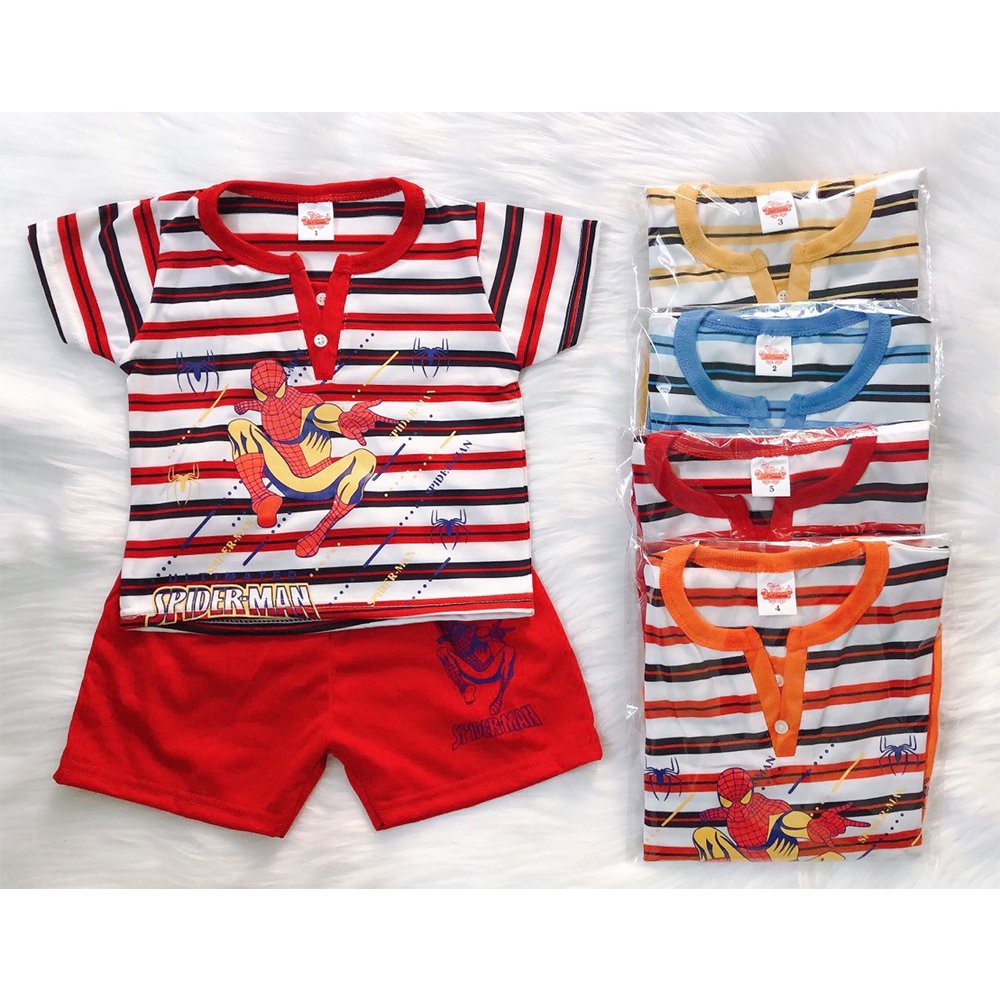 Fashion kids summer clothing set boys striped suit kids cute suit