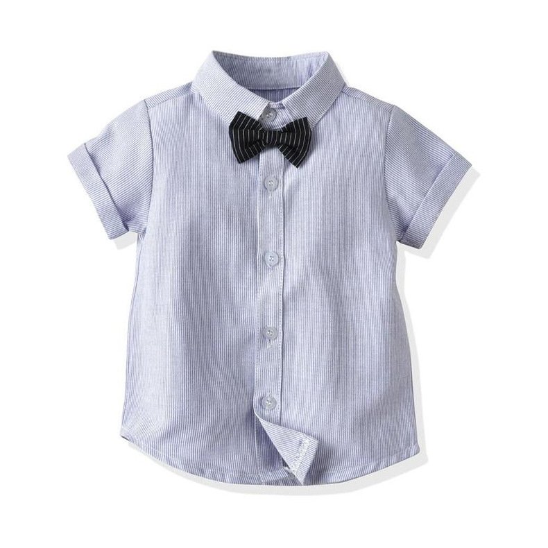 Summer Shorts Kids Boy Striped Shirt and Shorts Cotton Set 2 Piece Children Clothes Toddler Clothing Sets Baby Boy Clothes