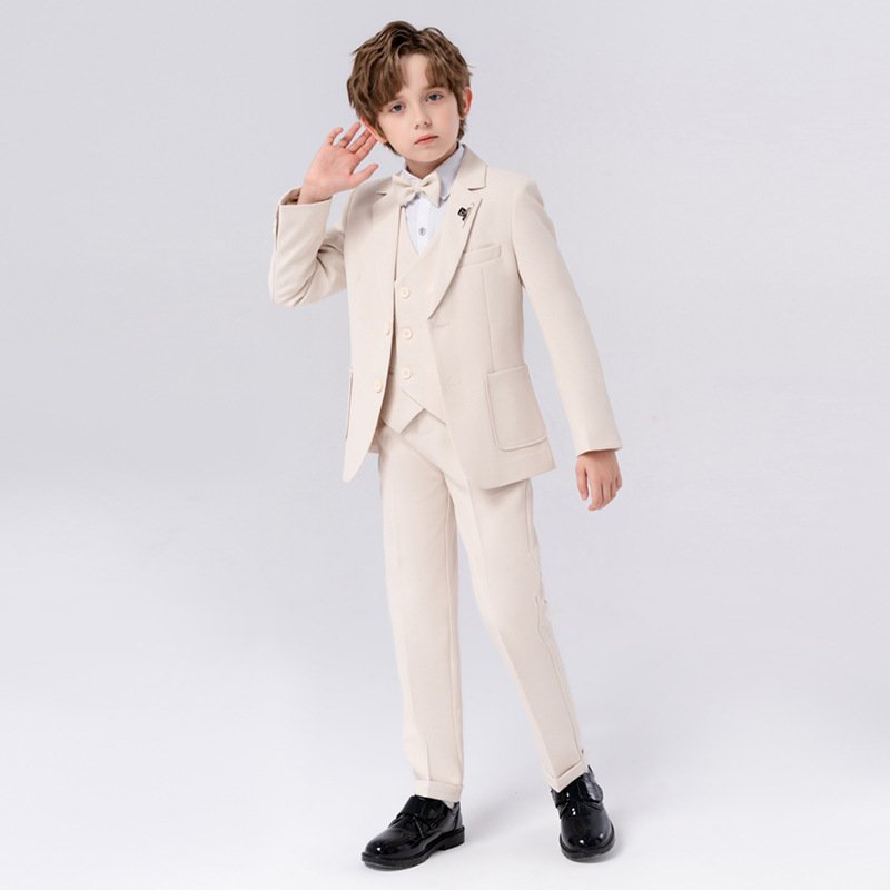 Luxury Kids Party Wear Dresses Boys Blazer Suit Set Wedding Polyester Party Dress Suits Tuxedo Gentleman Children oversize Suits