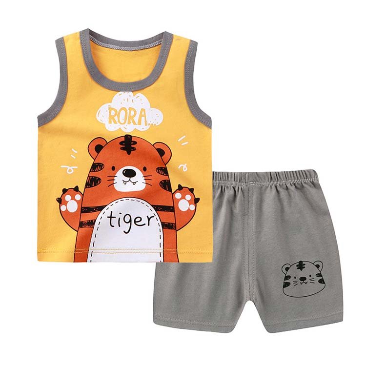 high quality summer cotton kids clothing newborn infant boutique baby boy girl clothes sets