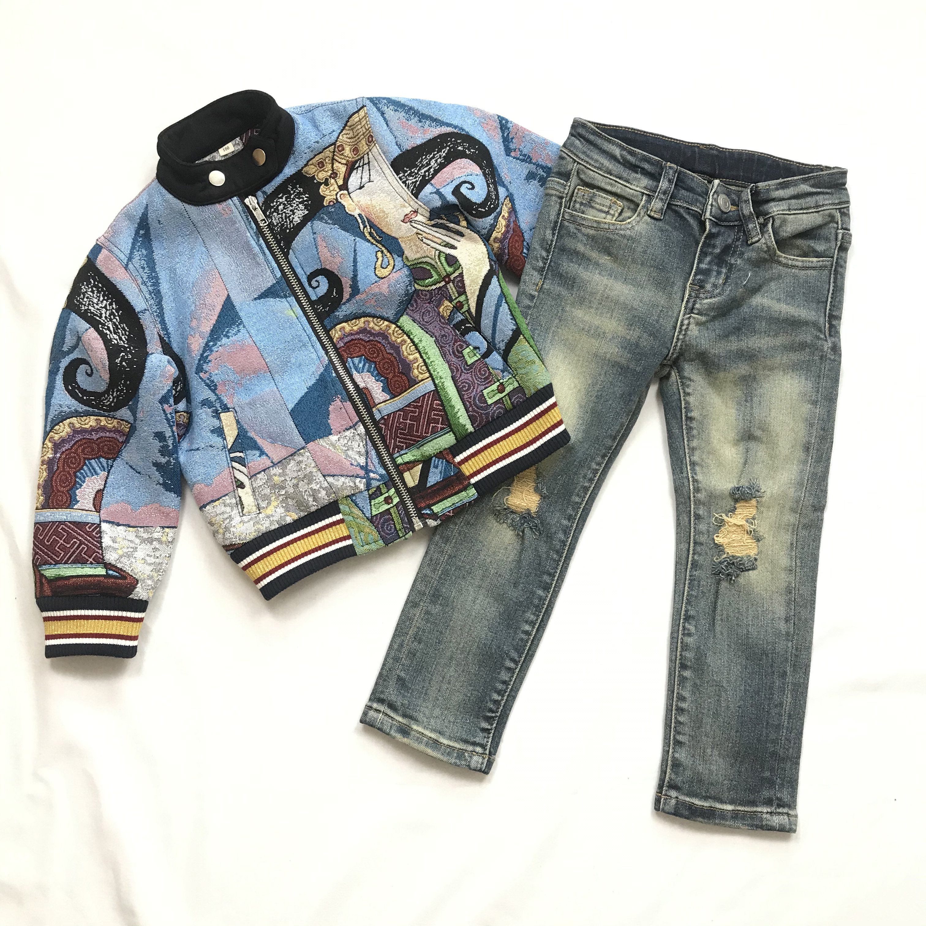 Custom New design children Clothing Sets 3Piece Kids Wear Custom Toddler Clothing Sets For Boys