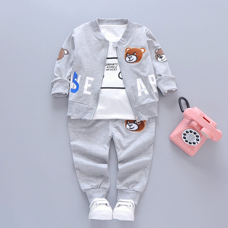 Supply Spring Autumn Kids Clothing Sets For Boys Long Sleeves Boys Sweat Suit Set Cool Boy Clothing Sets