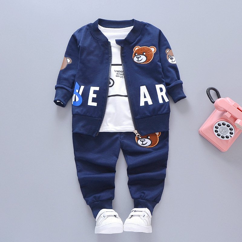 Supply Spring Autumn Kids Clothing Sets For Boys Long Sleeves Boys Sweat Suit Set Cool Boy Clothing Sets