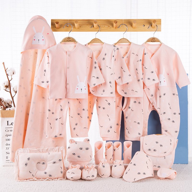 Wholesale Baby Sleepwear Gift Set Newborn Babies Cotton Printed Baby Clothing Sets For Four Season