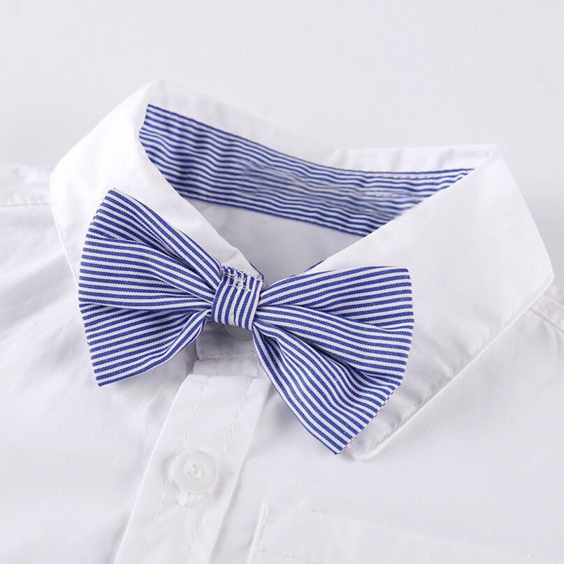 Toddler Boys Clothing Set Summer Baby Suit Shorts Shirt 1 2 3 4 Year Children Kid Clothes Suits Formal Wedding Party Costume