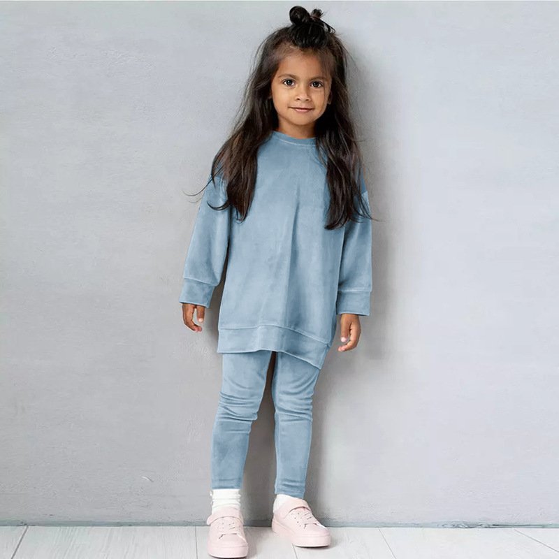 Custom Logo Promotion sweatsuit boys clothing sets girls clothes 12-13 years old kids summer clothing set clothes for winter