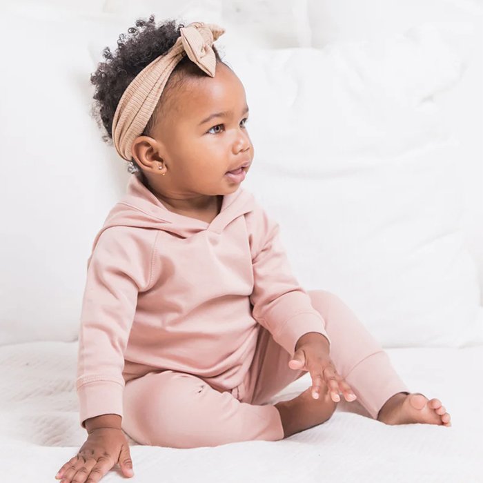 iBaifei Custom Cotton Baby Tracksuits SweatPants Baby Clothes Set French Terry Toddler Kids Sweatsuit Set 500gsm Heavy Hoodie