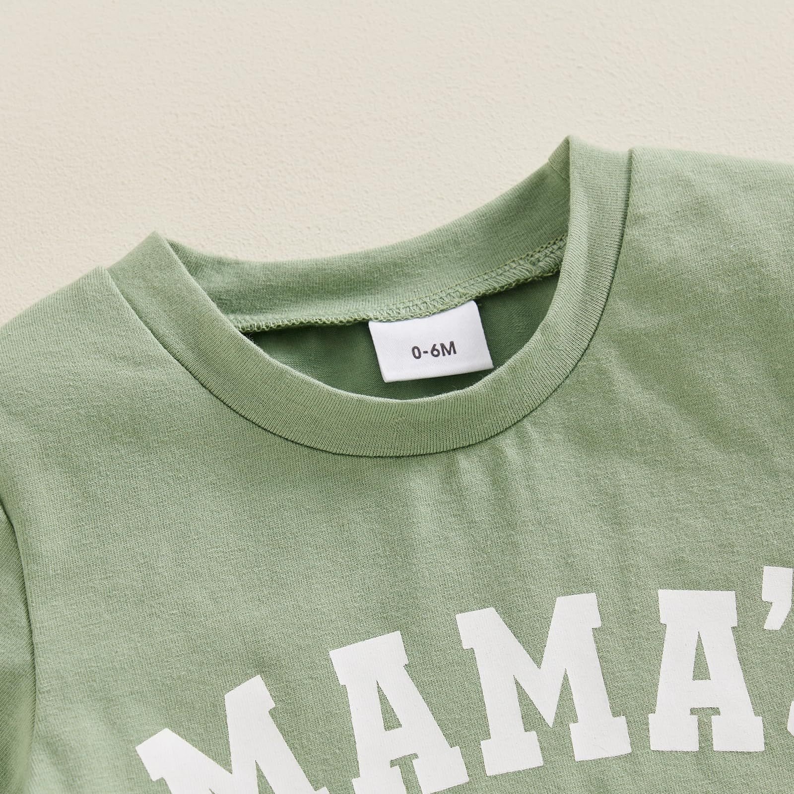 Children set MAMAS BOY Letter Waffle Outfit Newborn Infant Toddler Clothes short Sleeve Outfits Top Pants Baby Boys Clothing Set