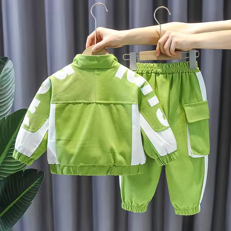 Boys Clothing Sets Fall Winter 2024 New Style Fashion 2Pcs Kids Tracksuits Clothing Wholesale