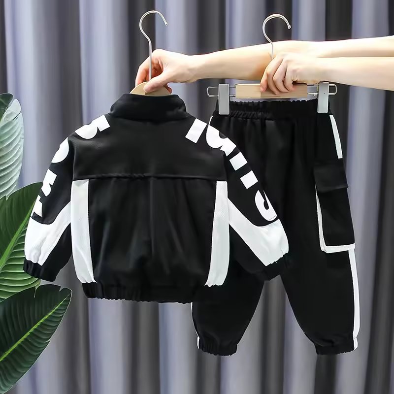 Boys Clothing Sets Fall Winter 2024 New Style Fashion 2Pcs Kids Tracksuits Clothing Wholesale