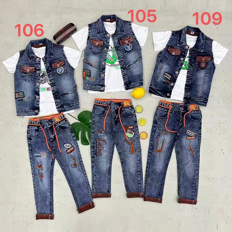 Kids Clothing Sets 4 To 12 Years Roupas Vetement Vendor Children Wear Toddler Boys Clothes 3PCS Sets Boys Clothing Sets