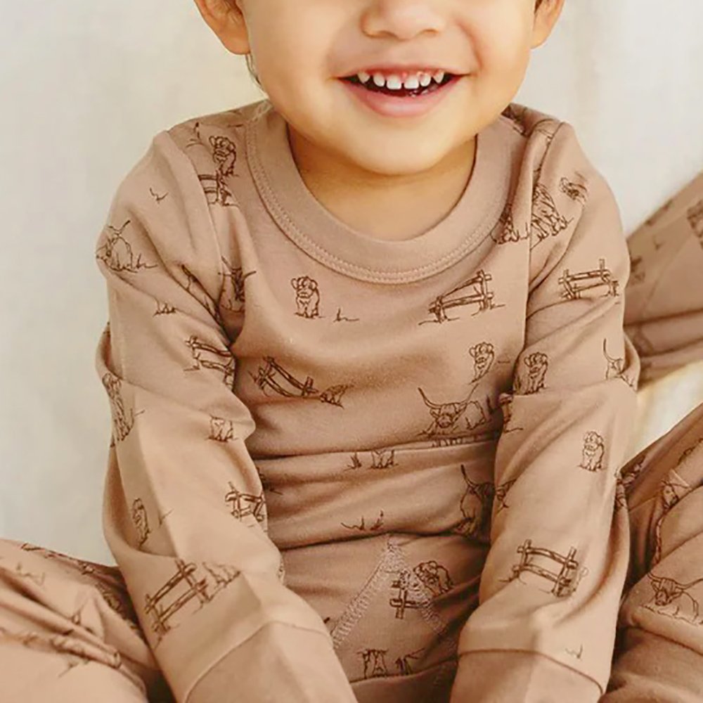 Wholesale Cotton Baby Jams Bamboo Baby Kids Baby Pajamas Sleepwear Cotton Girls Clothing Sets