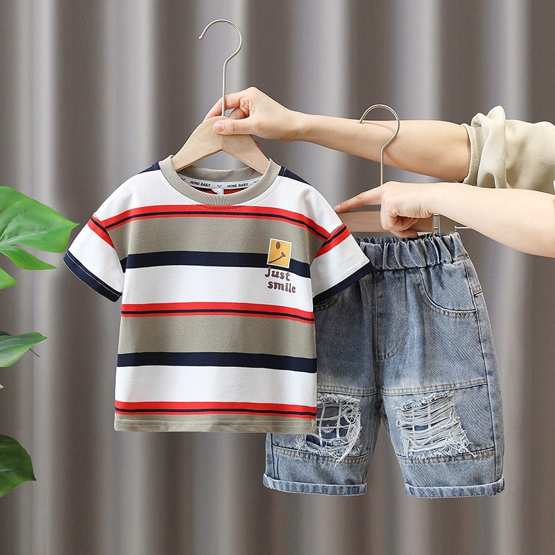 Little Boys Printed Clothes Set Baby Boy Clothes Birthday Gift Baby Boys' Clothes Sets