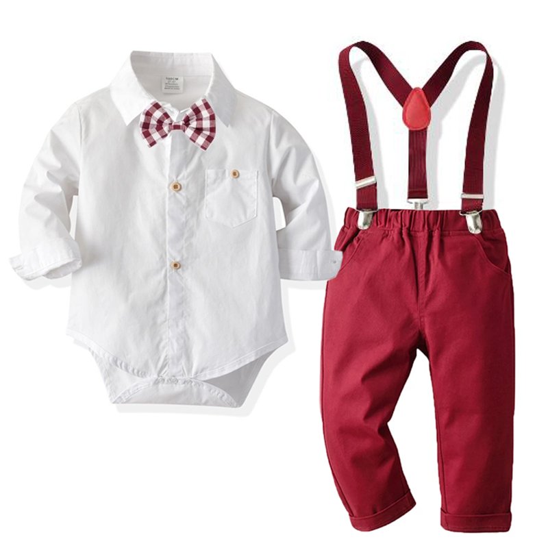 Retail Wholesale Baby Clothing Set Baby Boy Set Pure Cotton Spring Long-Sleeved Pants Two-Piece Sets Toddler Newborn Outfits